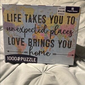 Paper House World Map Puzzle